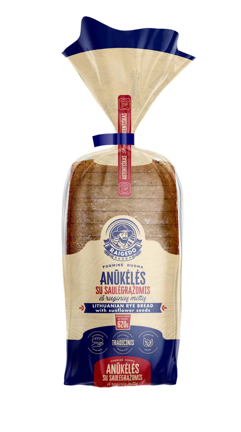 Anukeles Rye Bread with Sunflower Seeds